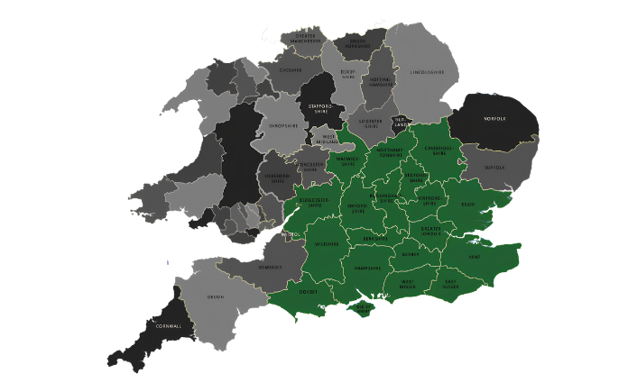 Map of Coverage for Hayward