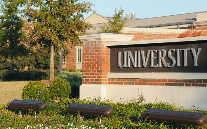 University Sign