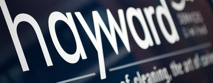 Hayward logo - dark sign